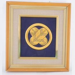 刺繍家紋額 / お仏壇・墓石のまつお【ネット通販】オンラインショップ