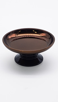 真鍮　供物台　オークブラウン