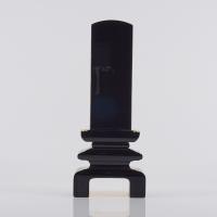 呂色 二重呂門 3寸 総高15.3巾6.5奥3.9cm 上塗二重呂門位牌 会津位牌 日本製