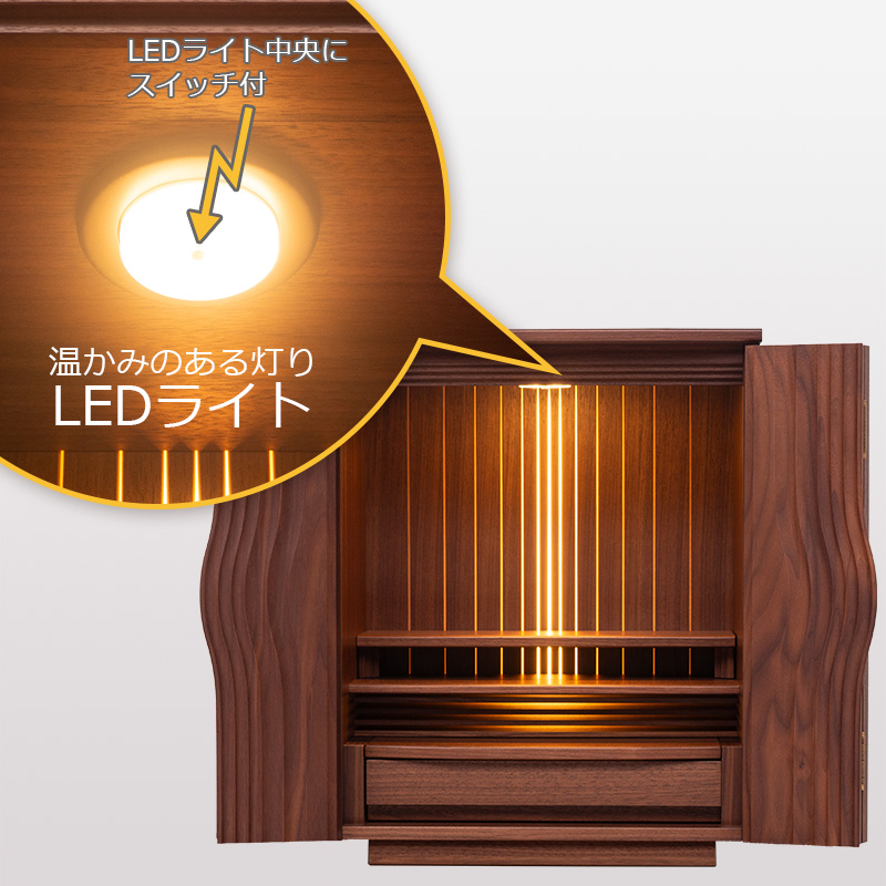 LEDライト付