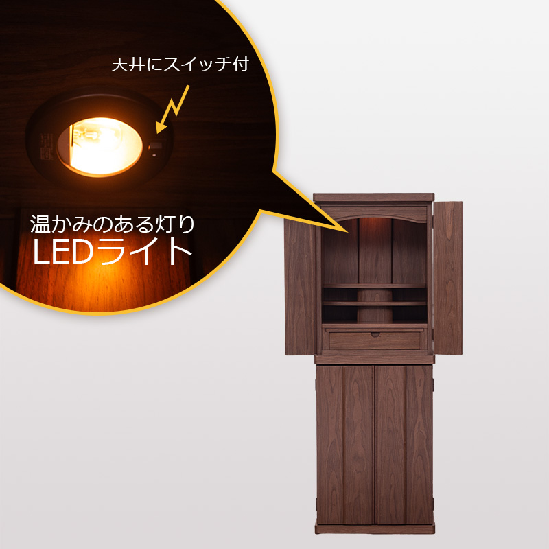 LEDライト付