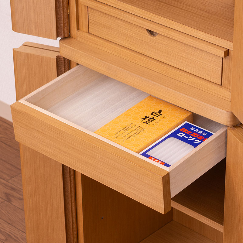 下段に引出し付