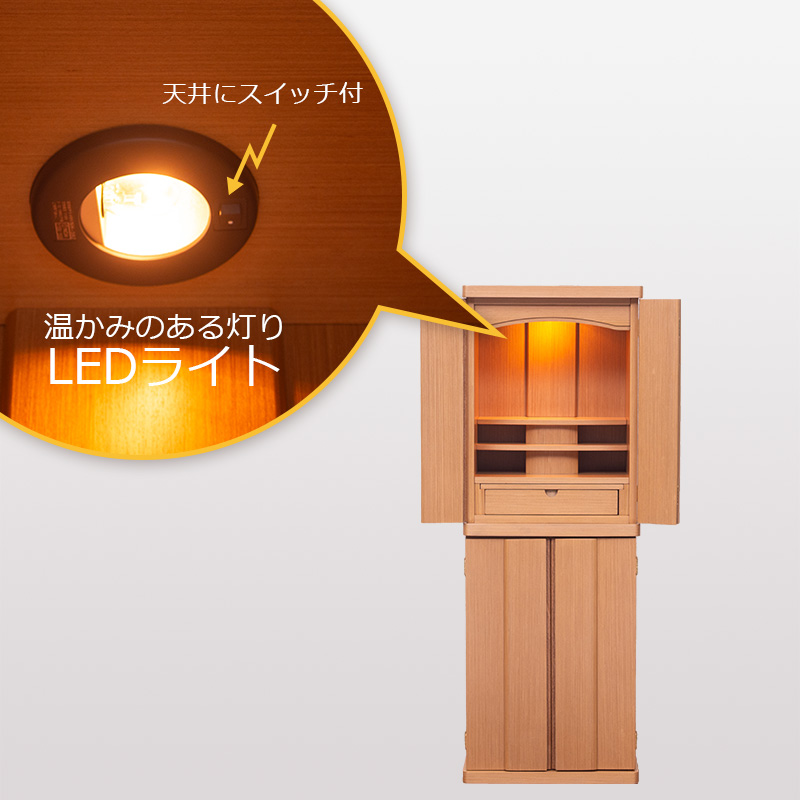 LEDライト付