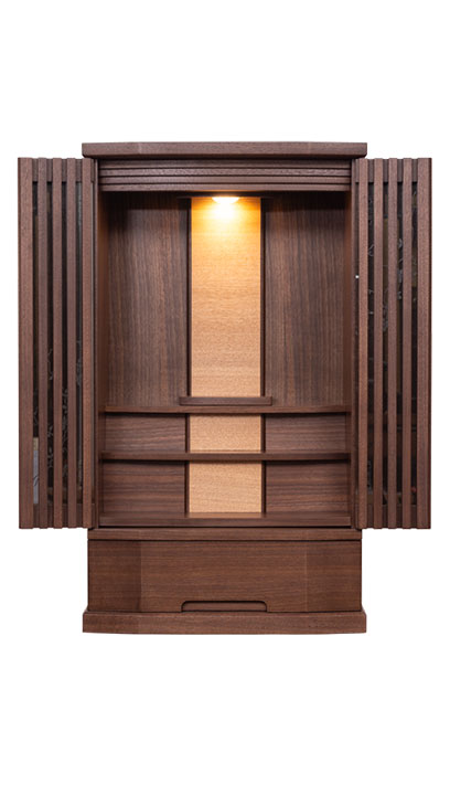 モダン調　上置　スノーベル　28号　ウォールナット